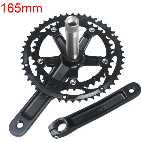 Road bike integrated crankset and folding bike hollow crank set 39-50T modified single disc and double disc 152mm