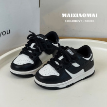 迈小迈童鞋AJ板鞋2025年秋季新款儿童经典百搭低帮男女童休闲鞋