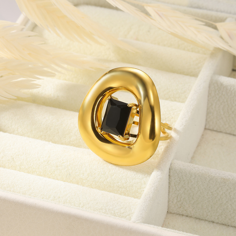 10g Weight 0.03µm-0.05µm Gold Plating Thickness PVD Coated Gold Plating Process Real Gold Plated Plating Material Artificial Diamond Inlay Material Open Rings Classification 1 Piece Quantity Casual, Daily Occasion 304 Stainless Steel Material Geometric Pattern All Seasons Season Unisex Gender IG Style, Elegant, Retro, Classic Style Style Waterproof Non Tarnish, Plating Craft PVD Coated Real Gold Plated Geometric 304 Stainless Steel IG Style Elegant Retro Waterproof Non Tarnish Open Rings 22