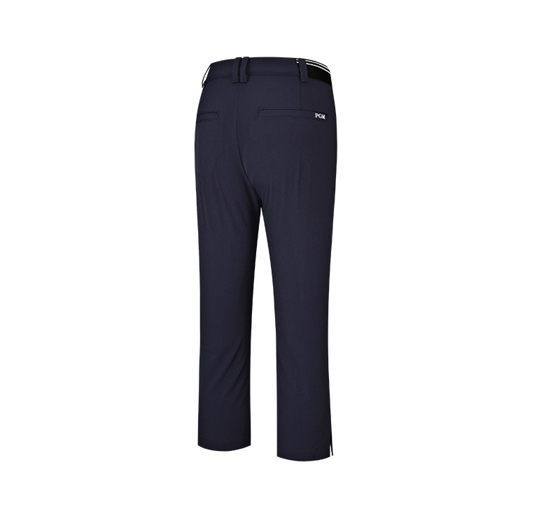 Quần cắt golf trẻ em PGM cạp co giãn, quần thể thao mùa hè cho bé gái — Yf591-áo màu xanh hải quân, YF591-Áo màu trắng, KUZ157-Quần cắt ngắn màu trắng, Kuz157-Quần cắt màu xanh nước biển chi tiết 17