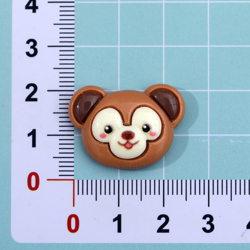 Nueva estrella brillante delushirley dibujos animados DIY accesorios de resina accesorios para el cabello teléfono móvil Shell colgante horquilla parche al por mayor