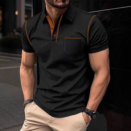 2025 Fashion Casual Honeycomb Pattern Button-up Top