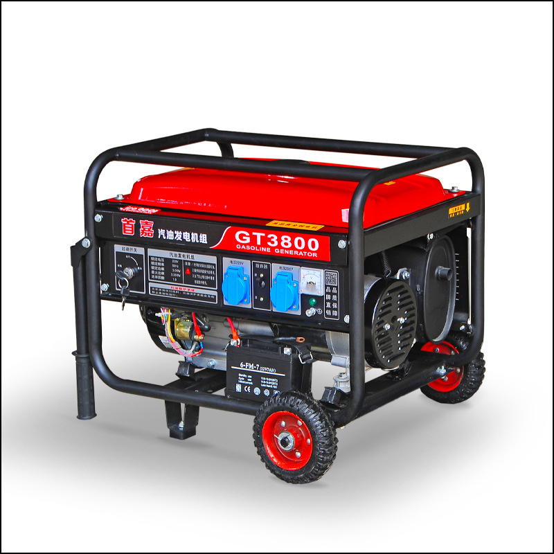 首嘉汽油发电机家用220V家用3kw/5kw/6KW/8KW/10千瓦12K...