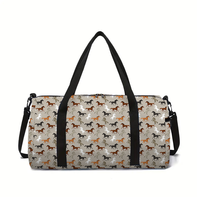 Horse travel bag capacity travel portable fashion luggage bag for production portable storage bag luggage bag sports