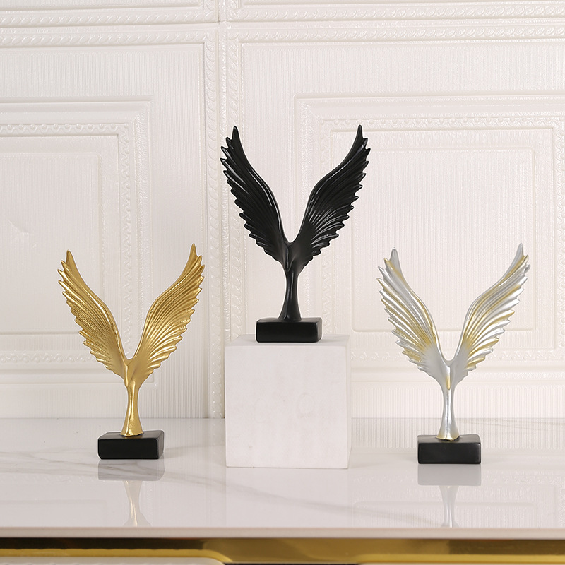  Light Luxury Mini Show Grand Figure Ornaments Home Wine Cabinet Showcase Photography Decorations Resin Crafts