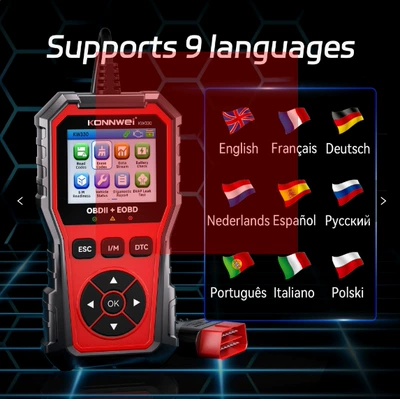 Avtomobil diaqnostika alətləri Kw330 Obd2 Car