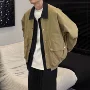 大码春季美式翻领夹克