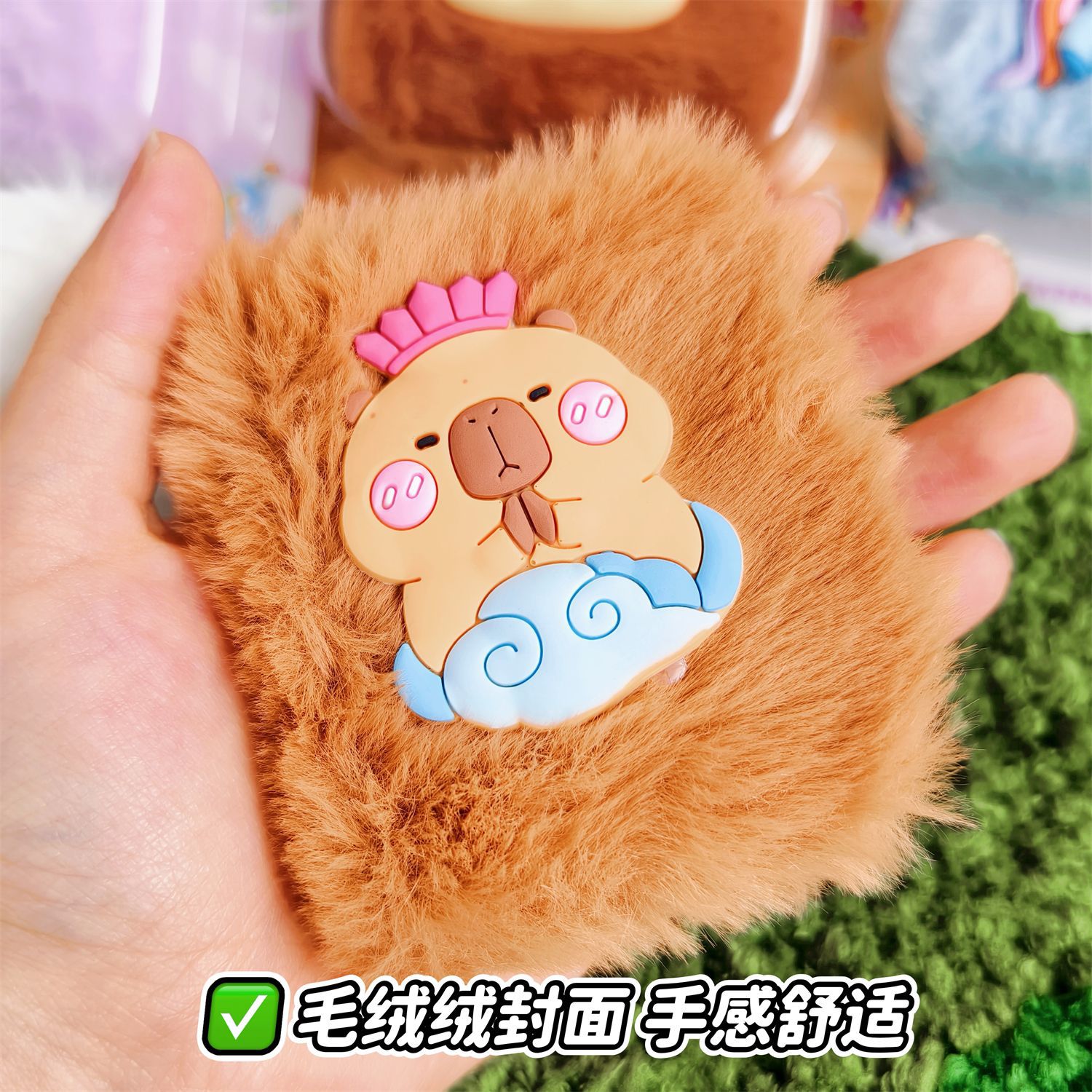 Bonita serie de dibujos animados suave fufu mini cuaderno de mano raboo pony bolly bolsillo de peluche cuaderno