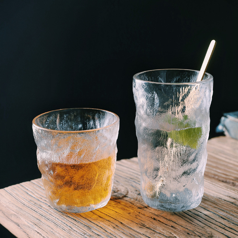 Glass cups, water cups, home tea cups, tea brewing cups, Instagram minimalist style, wine cups, women's milk cups, men's beer cups, juice cups