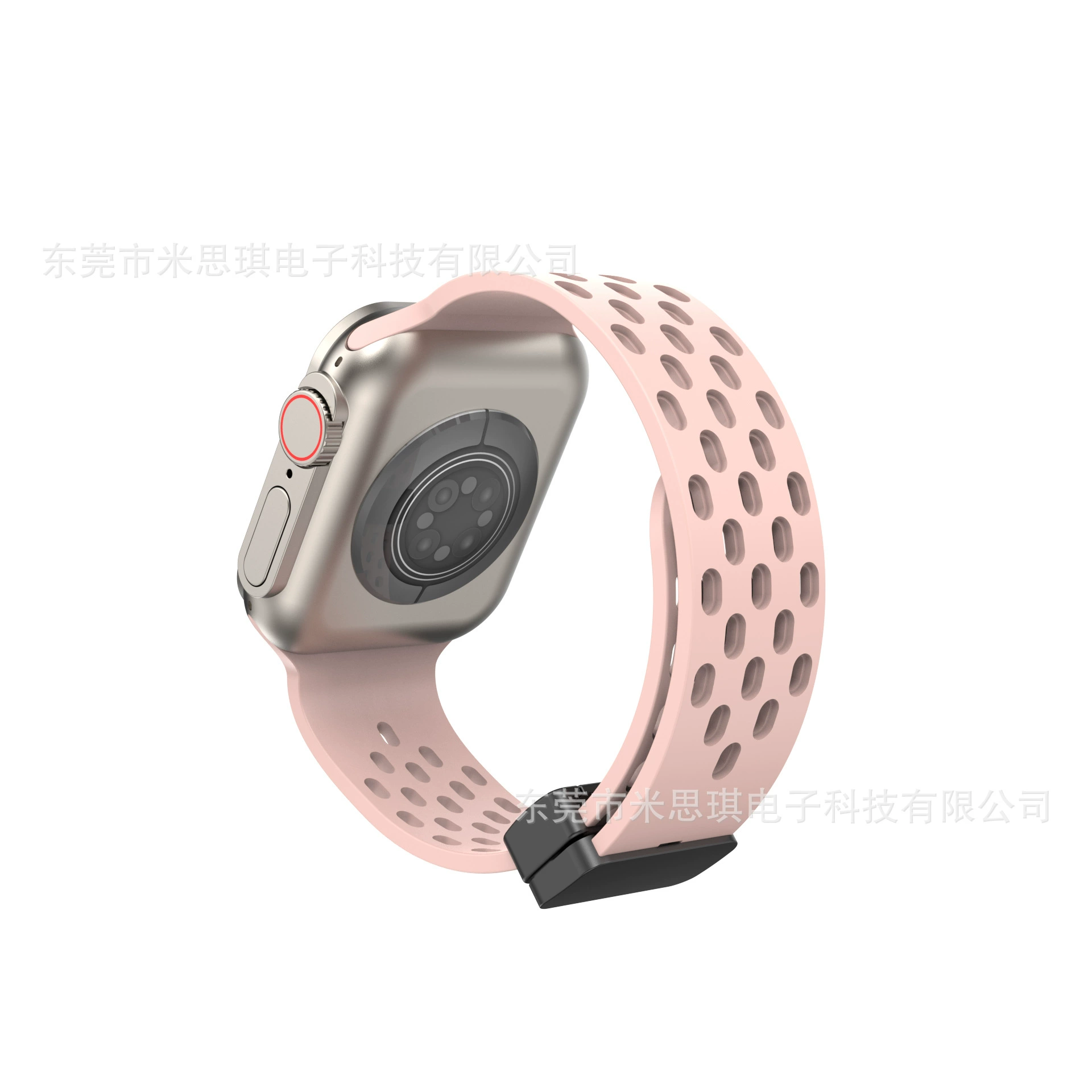 Apple, силиконовый дышащий ремешок для часов