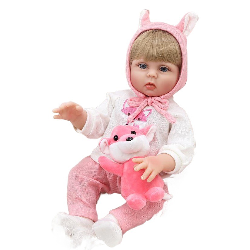 48cm renacido bebé de cuerpo completo de silicona suave toque renacido muñeca 1733