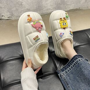 ��ˮ����ЬŮ�⴩2023����ë�q�ӼҾӼӺ��װ�����ů�ӽq��Ь��