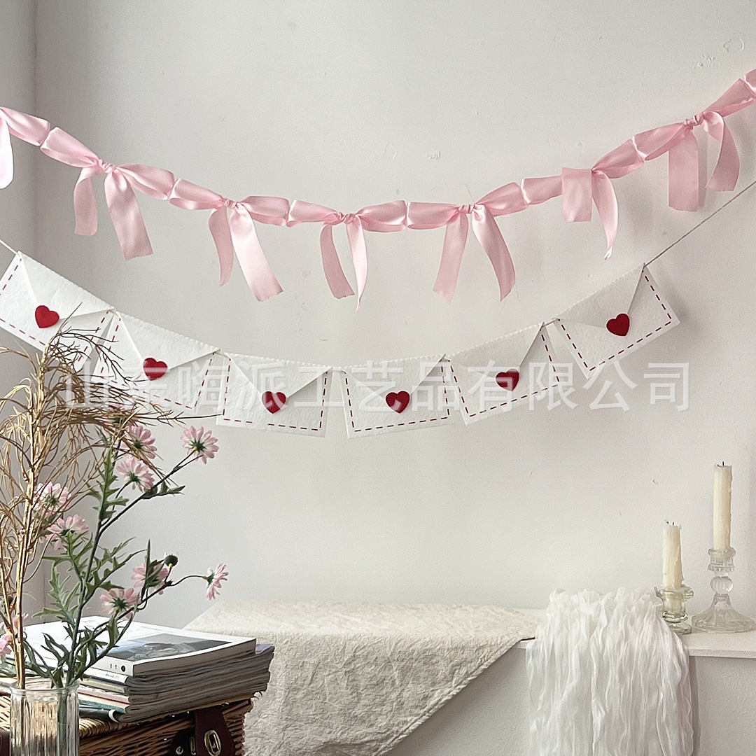 Arco de mano sobre de amor transfronterizo set de venta caliente Día de San Valentín boda de viento decoración de fiesta vestido