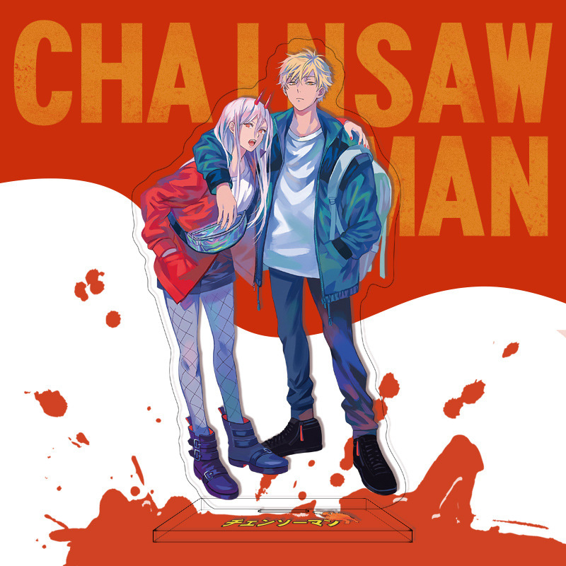 【鴻逸】チェーンソー人アニメアニメ漫画周辺立札16cm電次パワ国境を越えたソースはd制|undefined