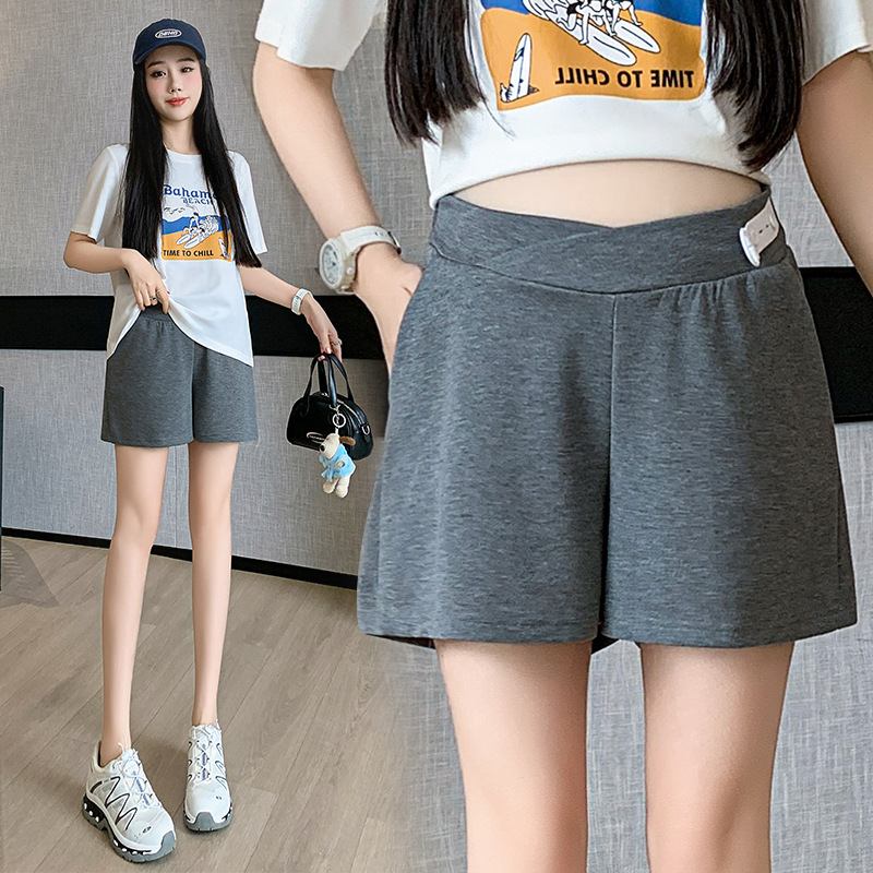 Maternity Thin Shorts Space Cotton Summer Casual Pants Loose Wide Leg Pants Maternity Pants Fashionable Leggings