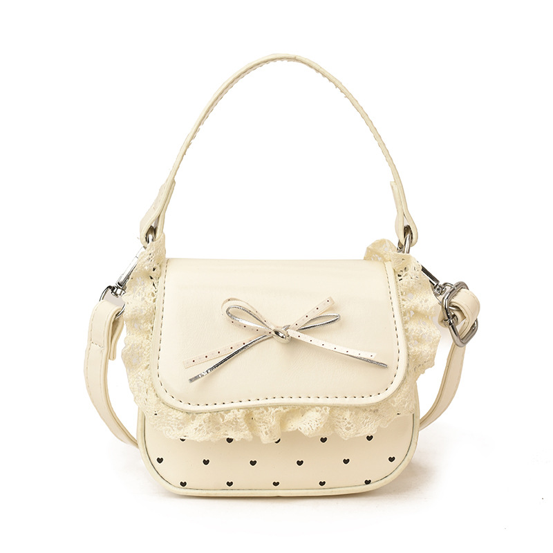 Dolce y lindo arco de niña bolso de encaje de alto valor facial bolso de bebé bolso de comercio exterior bolso de niños