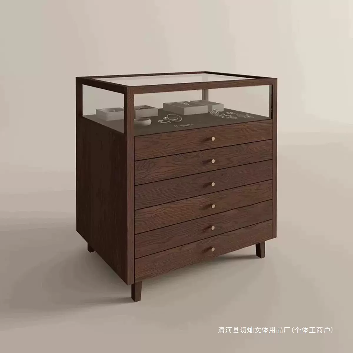 饰品柜珠宝眼镜网红陈列柜展示柜衣帽间中岛柜斗柜玻璃展柜流水台