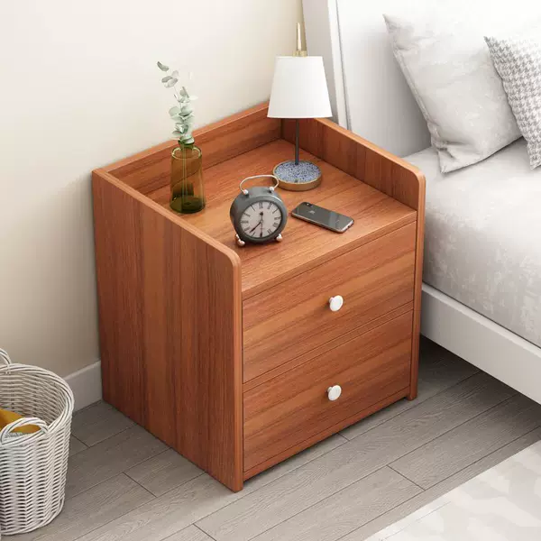 Bedside Table Bedroom Home Lockable Mini Drawer Storage Cabinet Simple Bedside Minimalist Home Bedroom Bedside Cabinet