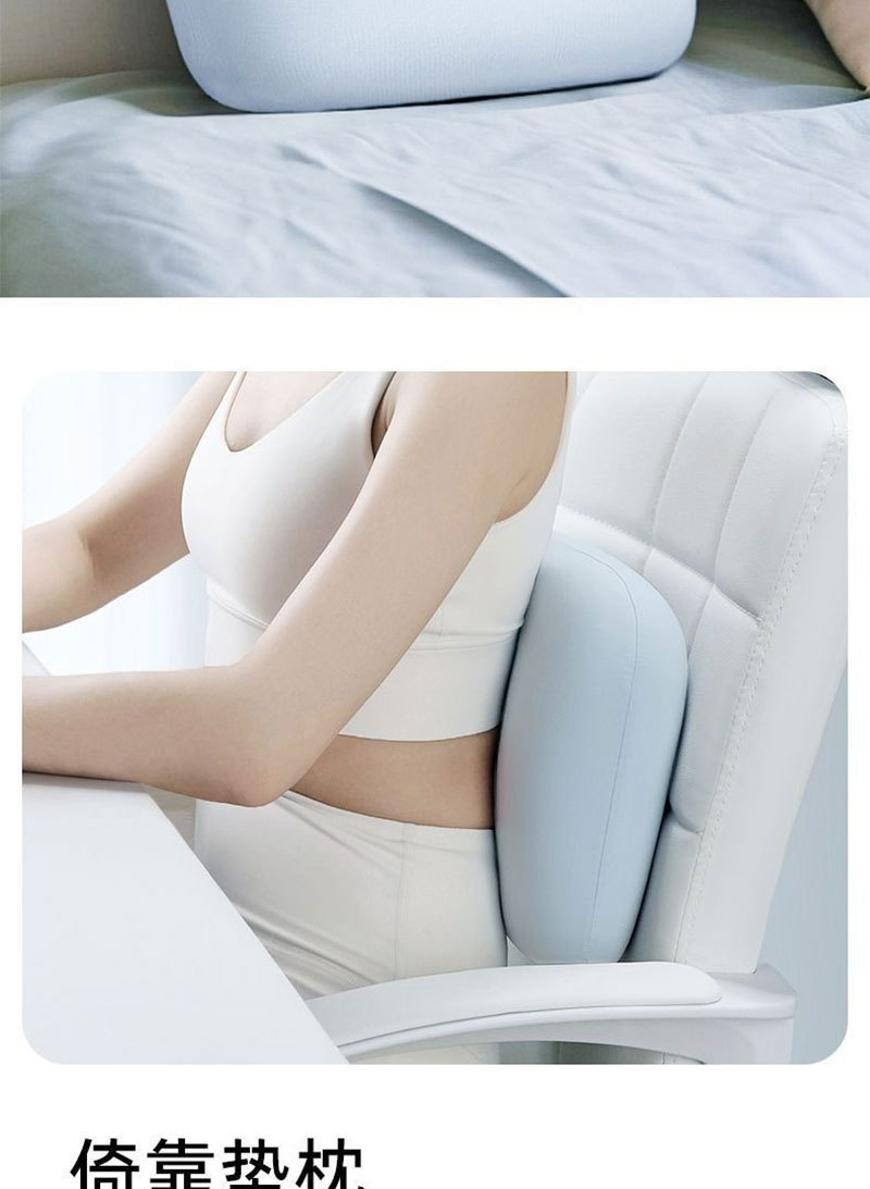 Ice Silk Cat Belly Pillow Memory Foam Pillow Summer Belly Pillow Cervical Spine Sleep Office Bed Pillow Cushion Pillow