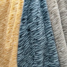 厂家现货 小金貂印花 小米貂豹纹猫纹 高低毛服装外套玩具绒感