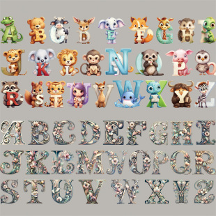 �羳���N؛Դ����С������ĸA-Z�ɲü����bñ��Ь��DIY�C���C�D