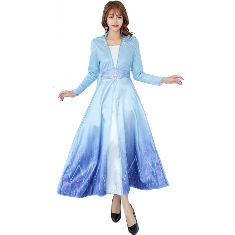 Halloween costume frozen 2cosplay elsa princess dress adult dress elsa elsa Queen 8279