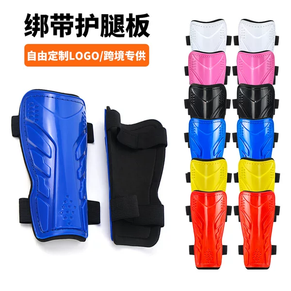 Cross-border in-stock football shin guards for children and adults, sports knee pads, competition calf guards, custom sports protective gear