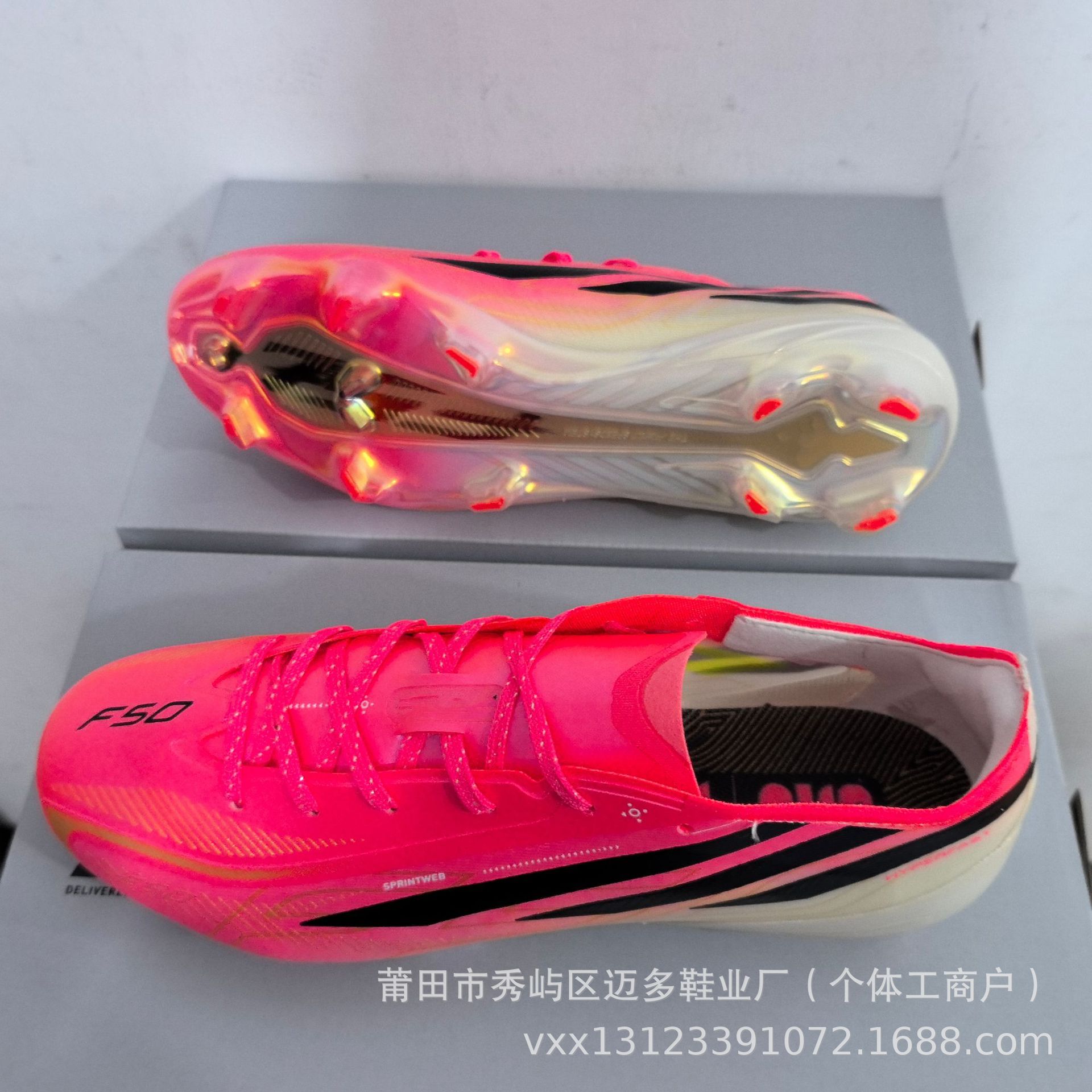 adidas F50 Elite Low FG Lucid Pink Core Black IF8292