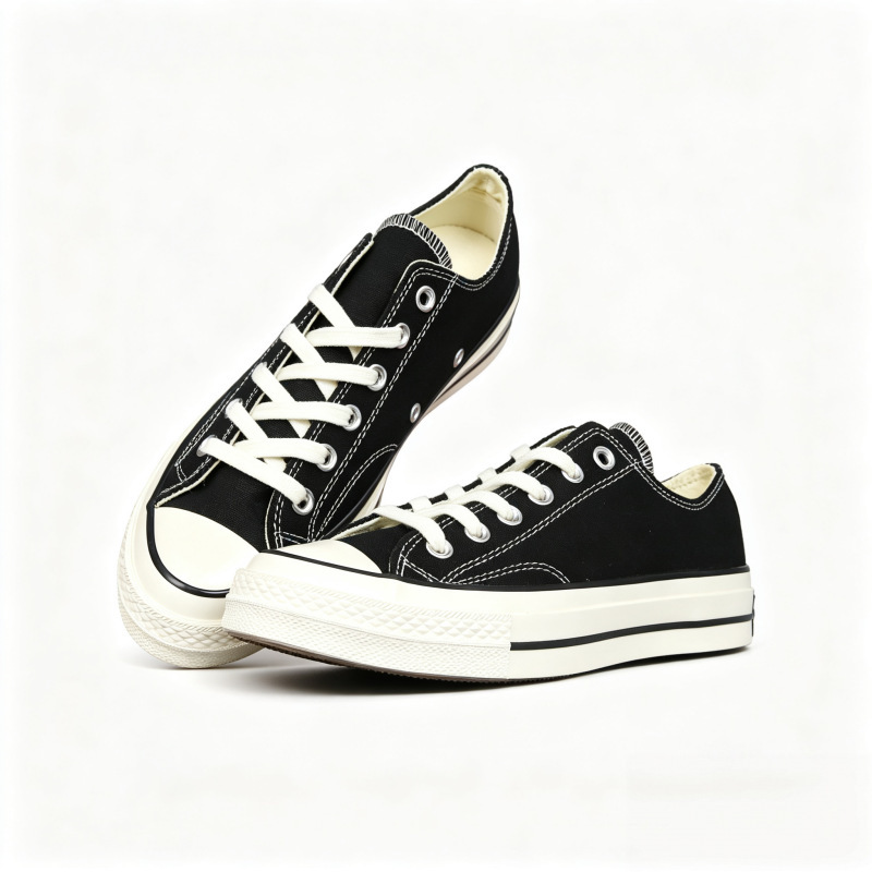 Cross-Border Putian Shoes 1970S Low-Top Canvas Shoes Classic White Shoes Campus Couple Versatile Casual Foreign Trade Wholesale Cross-Border Putian Shoes 1970S Low-Top Canvas Shoes Classic White Shoes Campus Couple Versatile Casual Foreign Trade Wholesale