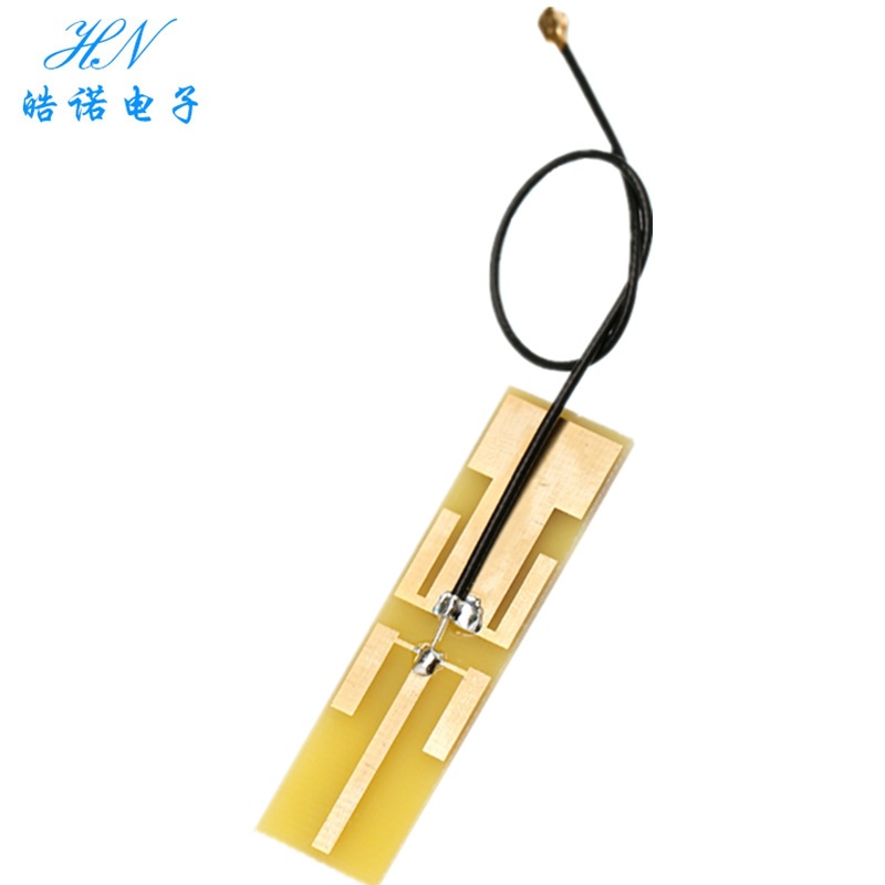 2.4G 5.8G双频全向内置PCB镀金板天线wifi蓝牙5G贴片天线IPEX接口