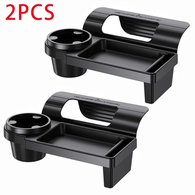Car Cup Holder, Door Frame, Cup Car cup holder/beverage holder - black-paired
