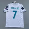 1718 Real Madrid's home ground is printed with the number 7 RONALDO+Champions League emblem