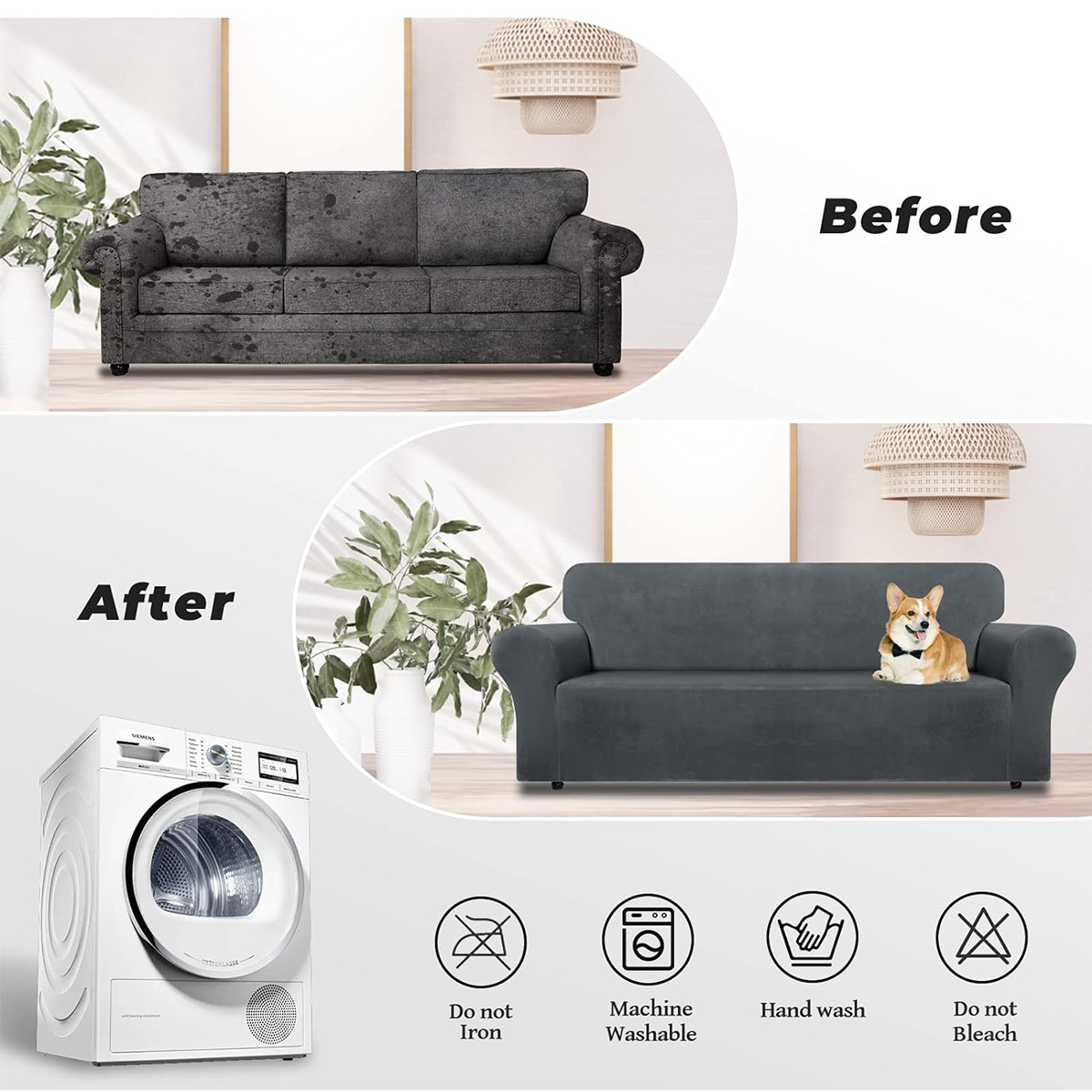 Al por mayor transfronterizo versión europea y americana de terciopelo todo incluido cubierta de sofá elástico universal anti-gato rascar cojín de sofá de mascotas