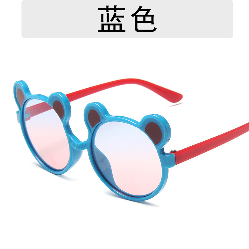 Mickey forma gafas de sol para niños lindo bebé Moda gafas de sol a prueba de rayos UV a prueba de sol niños y niñas gafas