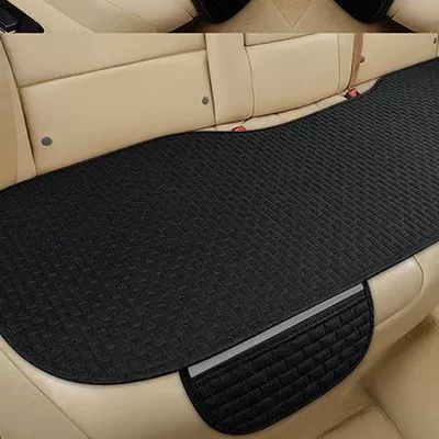 Seat Cushion, Three-Piece Set for All: Seat cushion, seat cover - black-rear-seat-cushion