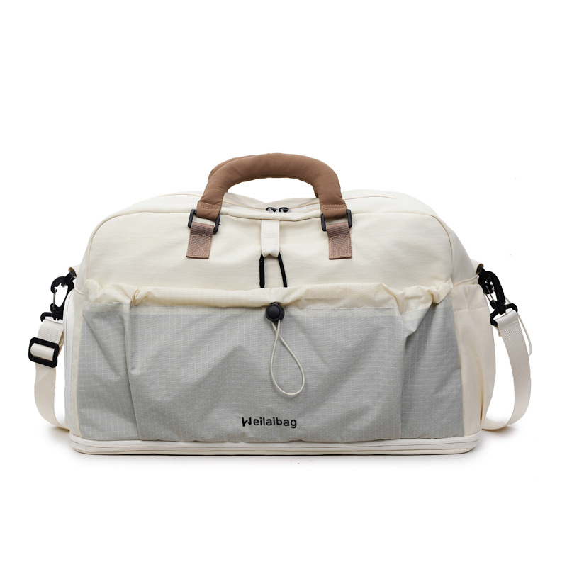 Nueva bolsa de gimnasio para hombres alta capacidad de separación seca y húmeda bolsa de natación de hombro bolso de viaje corto portátil para mujeres