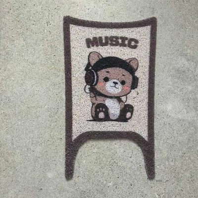 Yadi's New Guanneng 6 Sixth Generation B60 Battery Electric Vehicle Foot Pads, Foot Pedal Pads, Modified Decorative Accessories (Electric vehicle foot mat) - music-bear-ya-b60-foot-pads-come-with-velcro