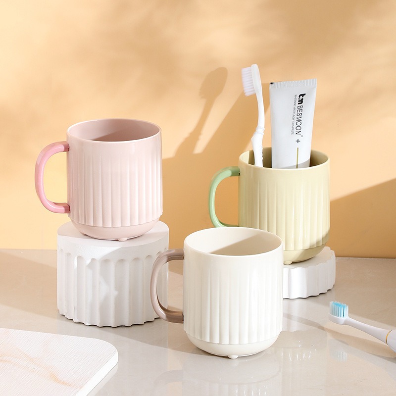 Taza de color sólido estilo crema Taza de viento ins Taza de grasa Taza de agua Taza de café Taza de desayuno Leche