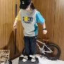圆领夏季撞色新款t恤