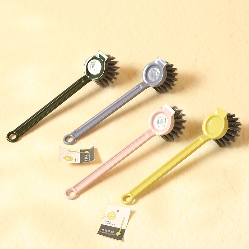 简约锅刷碗刷清洁刷临沂日用百货挂式家用塑料长柄厨房清洁锅刷子