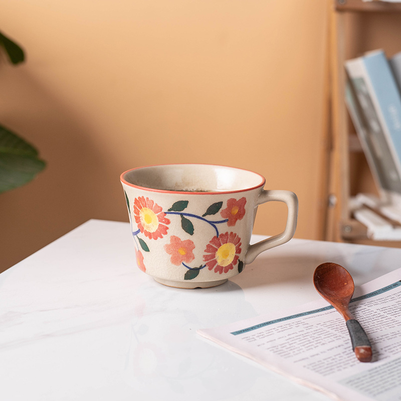 Taza para Desayuno de Cerámica de Porcelana Blanca Resistente a Altas Temperaturas para el Hogar image 6
