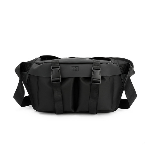 Cross-border Hong Kong style trendy cross-body chest bag for men, large-capacity Japanese casual work bag, trendy brand cross-body sports chest bag