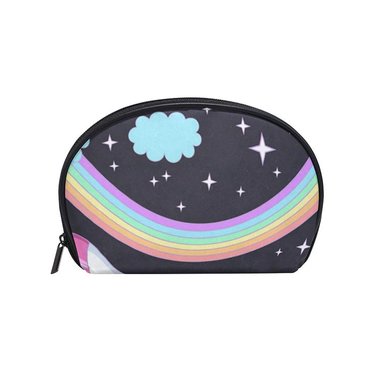 210D涤纶拉链手抓美妆包 数码印刷香水口红包 小零钱卡包工厂批发