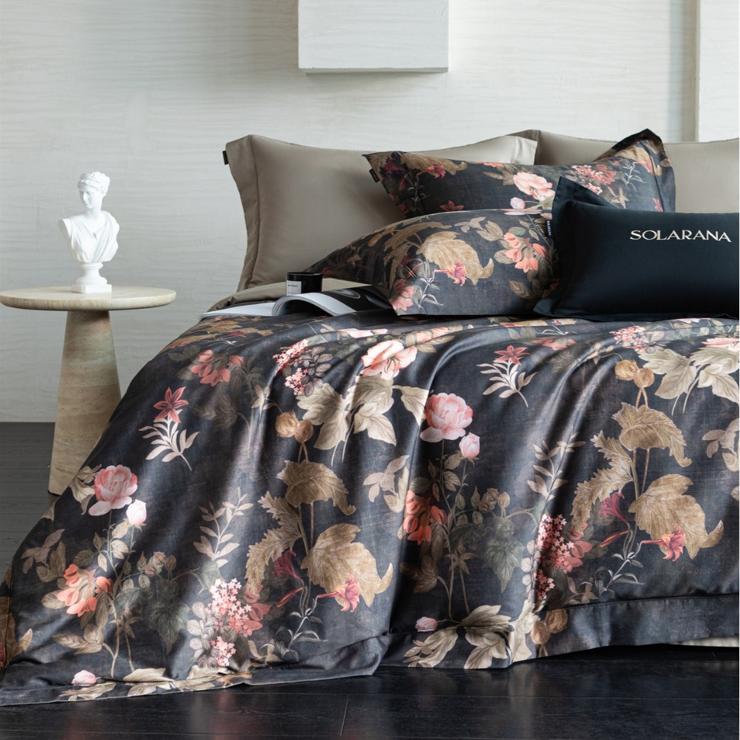 American Style Digital Printing Super Soft Bedding Island Cotton Bedding Classy Pure Cotton Long-Staple Cotton Four-Piece Home Textile Set