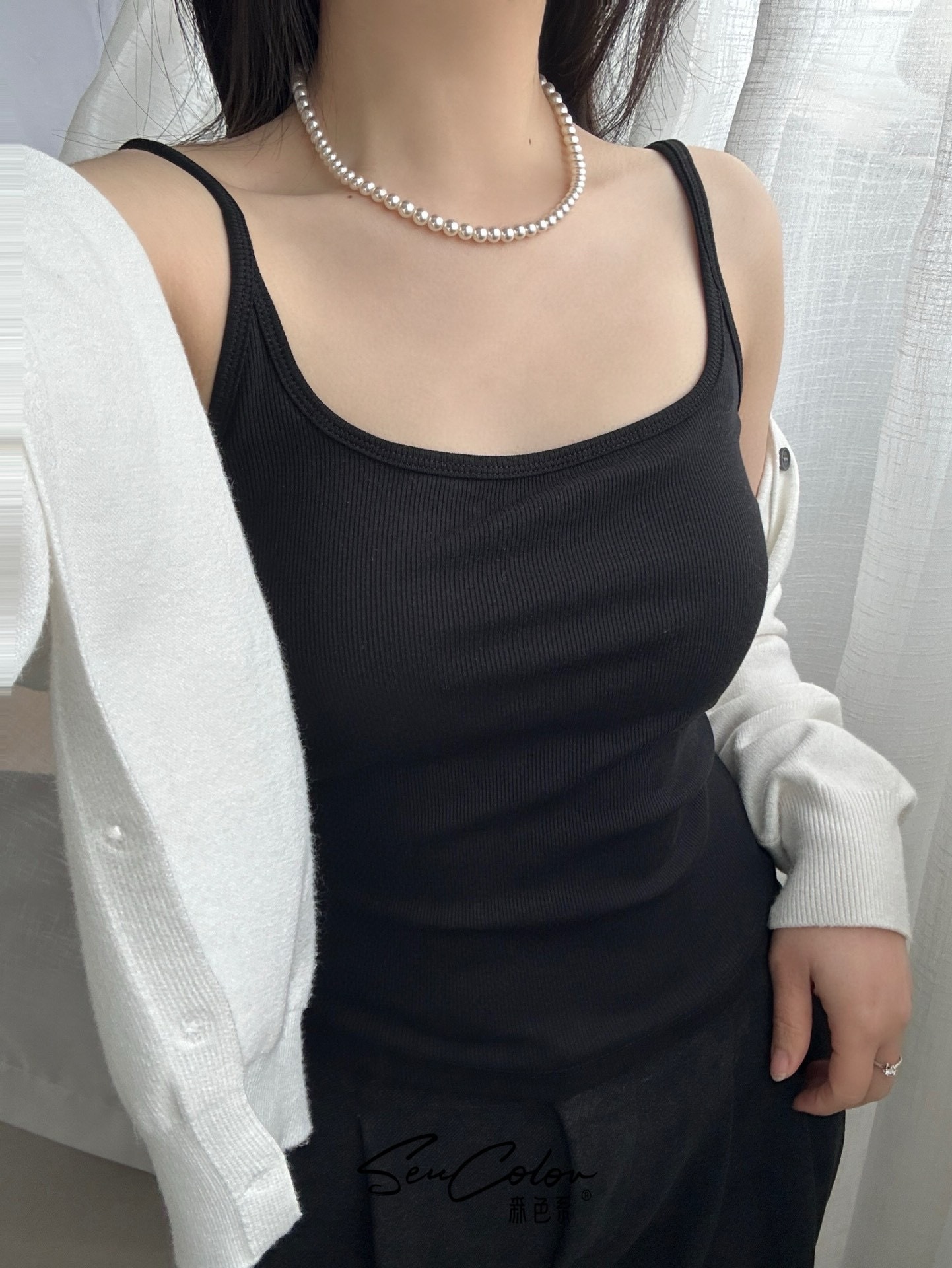 Verano nuevo estilo de moda hilo de bambú algodón fija taza chaleco de cabina simple y cómodo para la piel cabina antibacteriana mujer