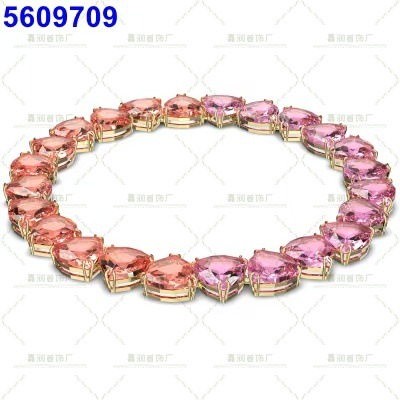 Millenia colección exagerada collar pulsera de cristal de color gradiente lujoso ligero de alto nivel transfronterizo