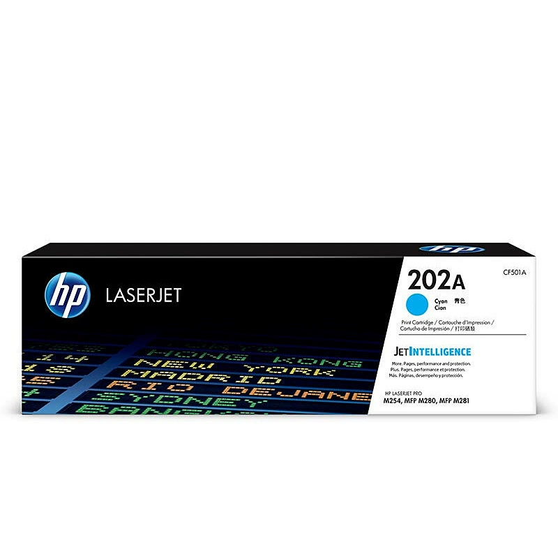 Оригинальный картридж HP CF500A/202A HP тонер hp m281fdw/254dw/254NW/202X