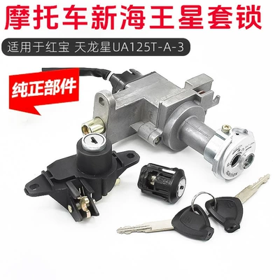 New Model Neptune Red Ruby Motorcycle Lock