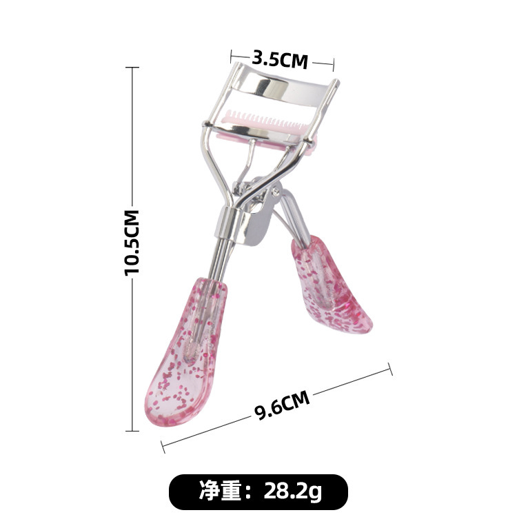 まつげを傷つけず、肉を傷つけず簡単にひまわりを挟める、まつげ用のグリッターアイラッシュカーラー、初心者向けのまつげカーラー|undefined