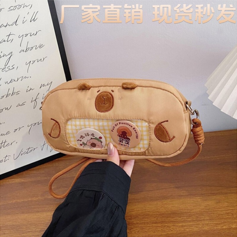 Cross-Border New Model Capybara Transparent Crossbody Phone Bag Cartoon Pencil Case Ita Bag Capybara Shoulder Bag Toy Wholesale Cross-Border New Model Capybara Transparent Crossbody Phone Bag Cartoon Pencil Case Ita Bag Capybara Shoulder Bag Toy Wholesale